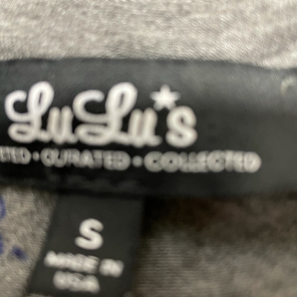 COPY - Lulus womens dress size small stretch sinched side open back drape grey … - Picture 9 of 9